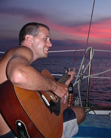 Guitar-at-Sunset
